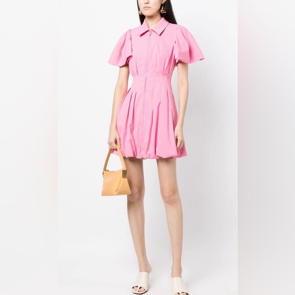 Jonathan Simkhai Dresses & Skirts - Simkhai CALLISTA PUFF SLEEVE DRESS -Pink